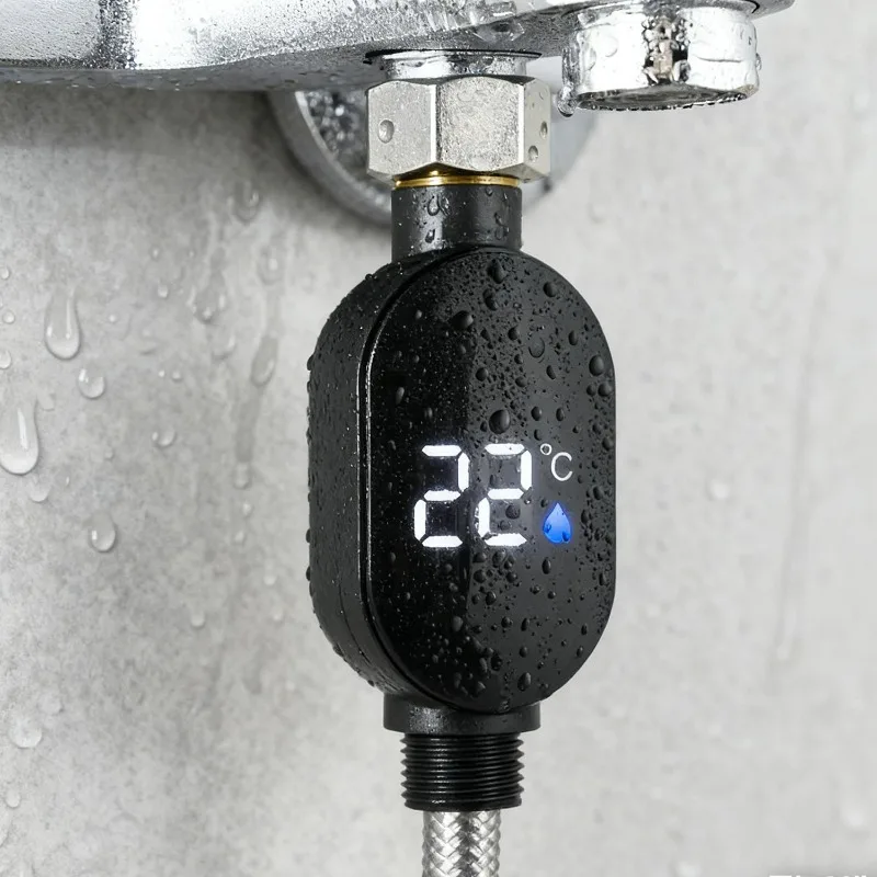 Medidor de temperatura del grifo, impermeable, inteligente, LED, temperatura de la ducha, pantalla Digital, agua de baño de bebé para el hogar, baño y cocina