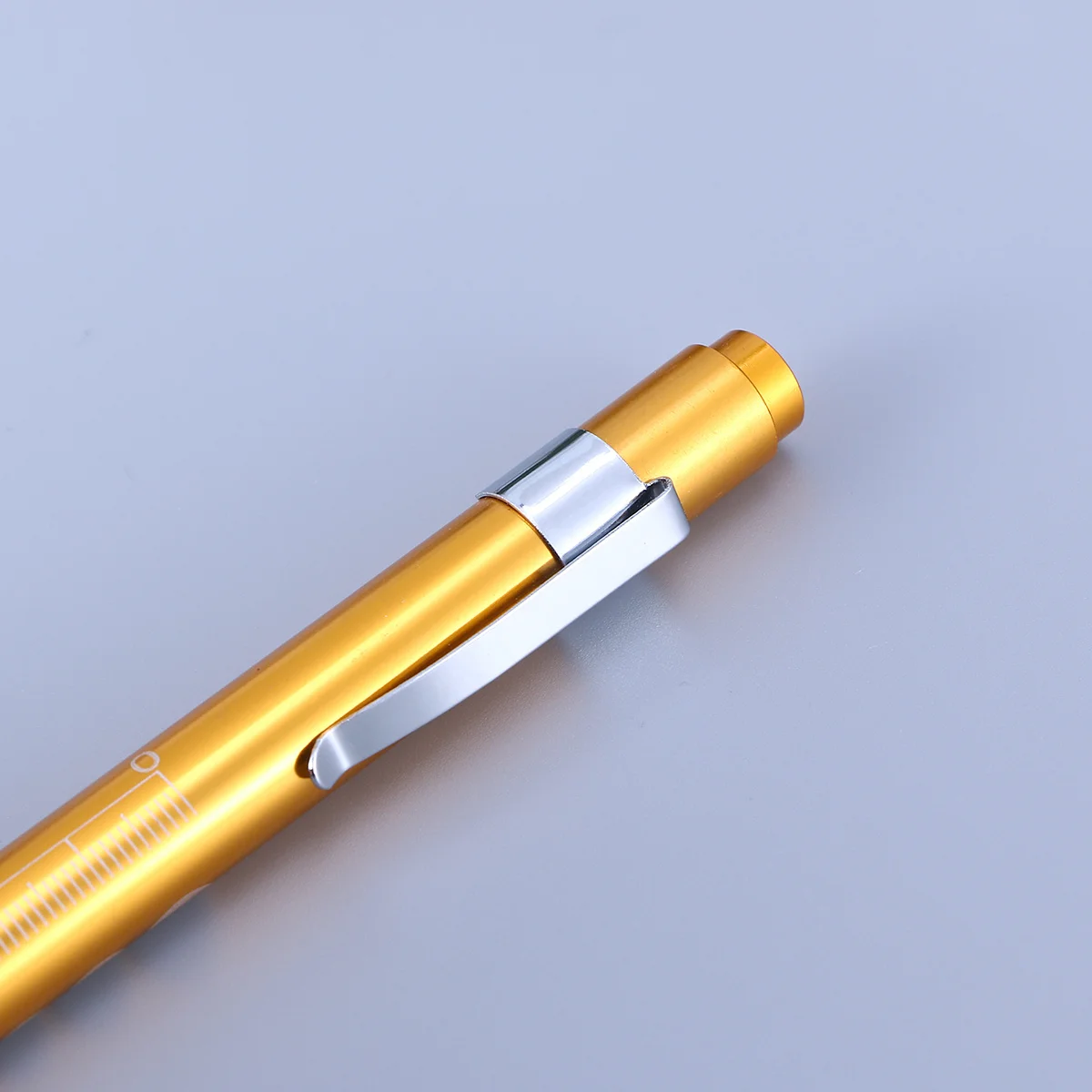 

2Pcs Medical Nurse Pen Light Pupil Gauge Aluminum Alloy Body Portable Pocket Clip LED for Doctors Nurses Use
