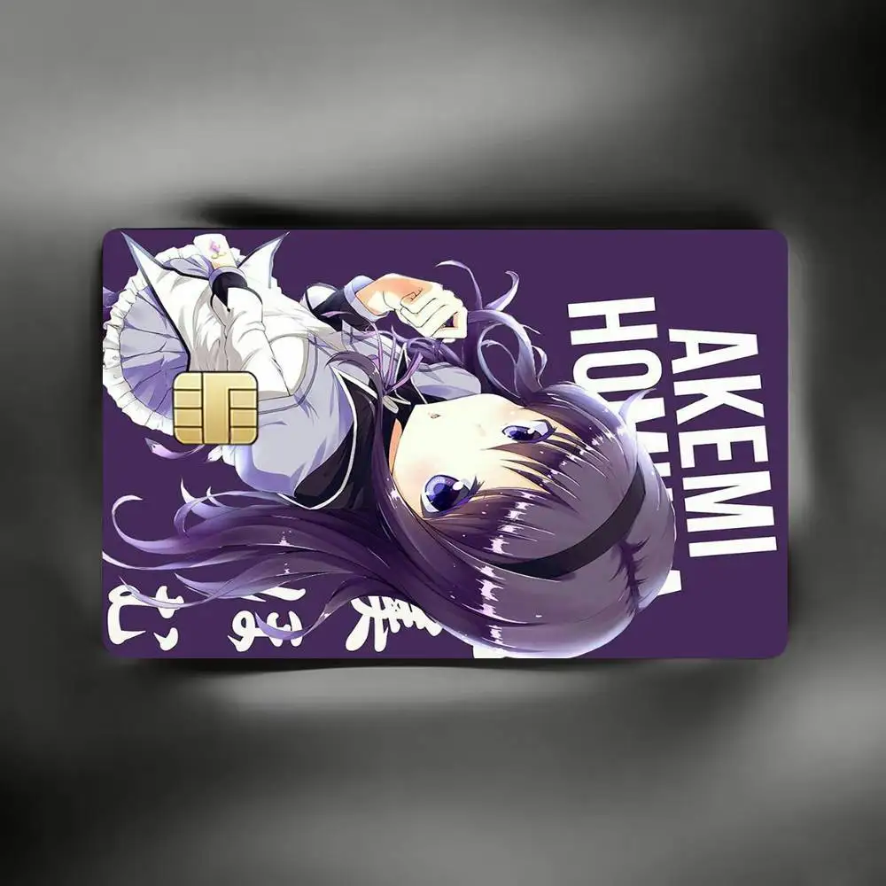 H-Homura A-Akemi Puella Magi Sticker Decoration Creative Bank Card Bus Metro Waterproof Sticker