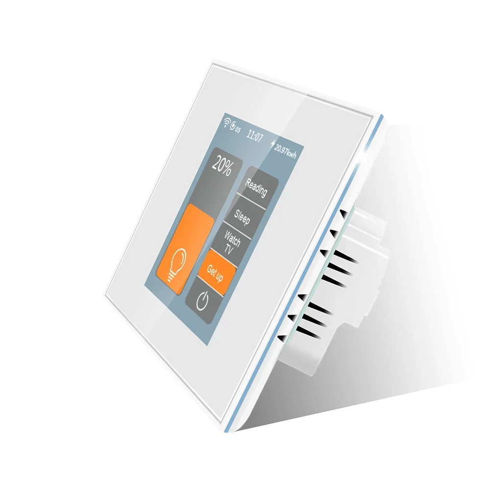 

Заводская автоматизация умного дома L8 1-групповой диммер Tuya WiFi Zigbee Умное голосовое управление от Google Home Alexa