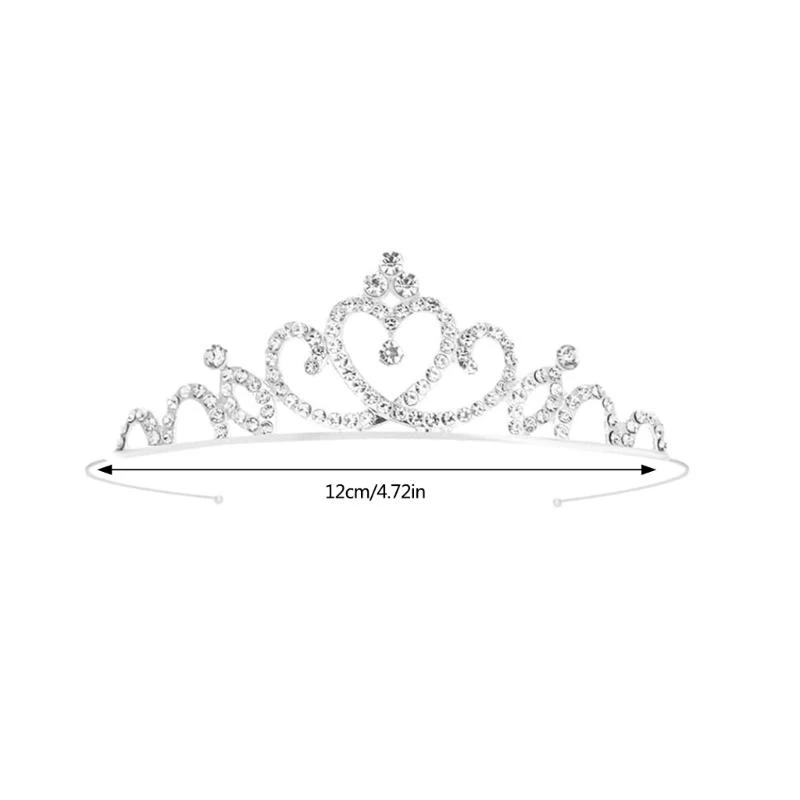 

5asd Elegant Crystal Crowns Tiaras for Women Pageant Queen Headband Perfect for Weddings and Prom Photo Props