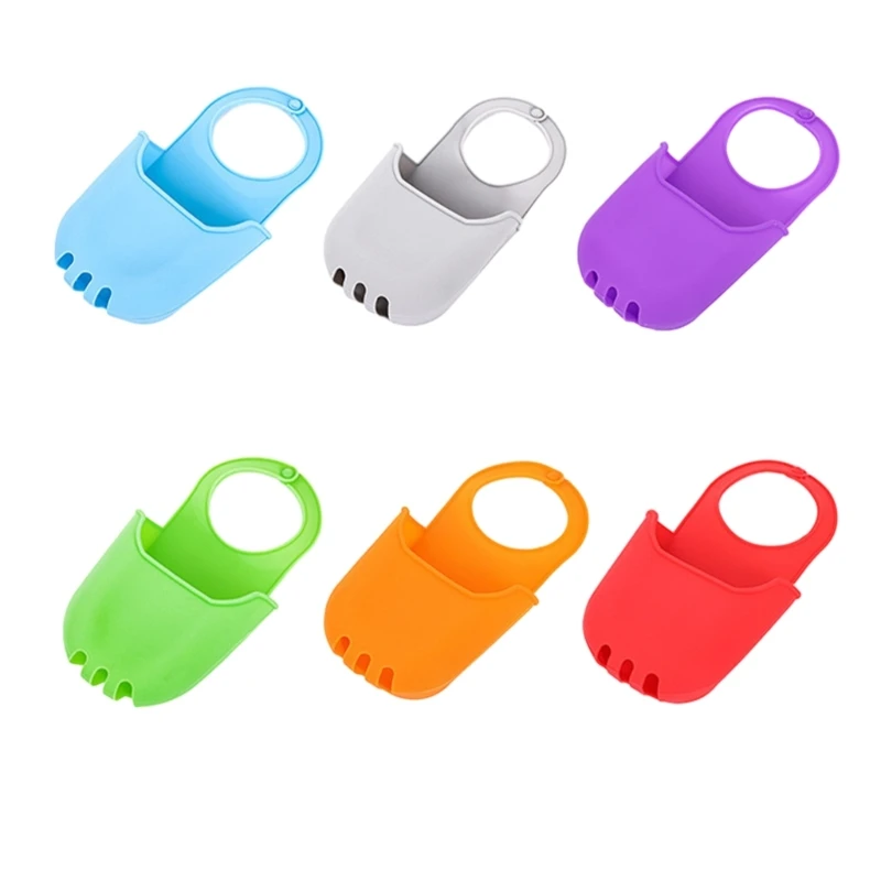 อ่างล้างจานด้านข้าง Storage Solution อ่างล้างจานแบบปรับได้ Hook ฟองน้ำล้างจานผู้ถือกระเป๋า Dropship