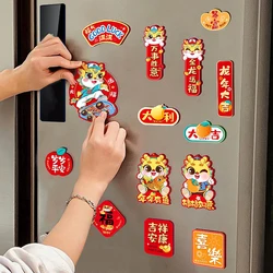 6 Styles New Dragon Year Fridge Magnetic Cute Cartoon 