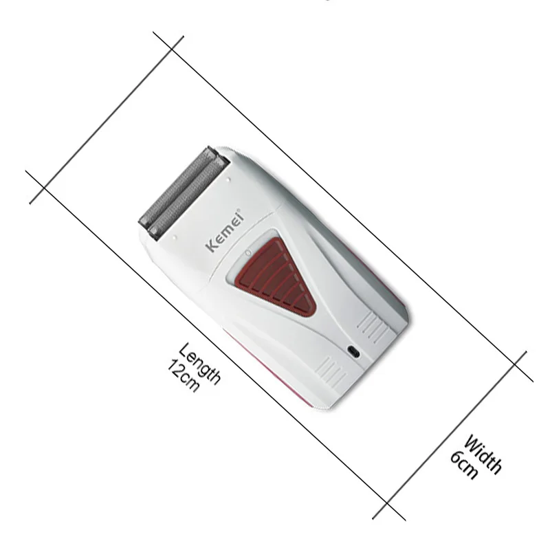 36912-e23a6a.jpg Kemei KM-3382 Afeitadora Eléctrica para Hombre Recargable por USB