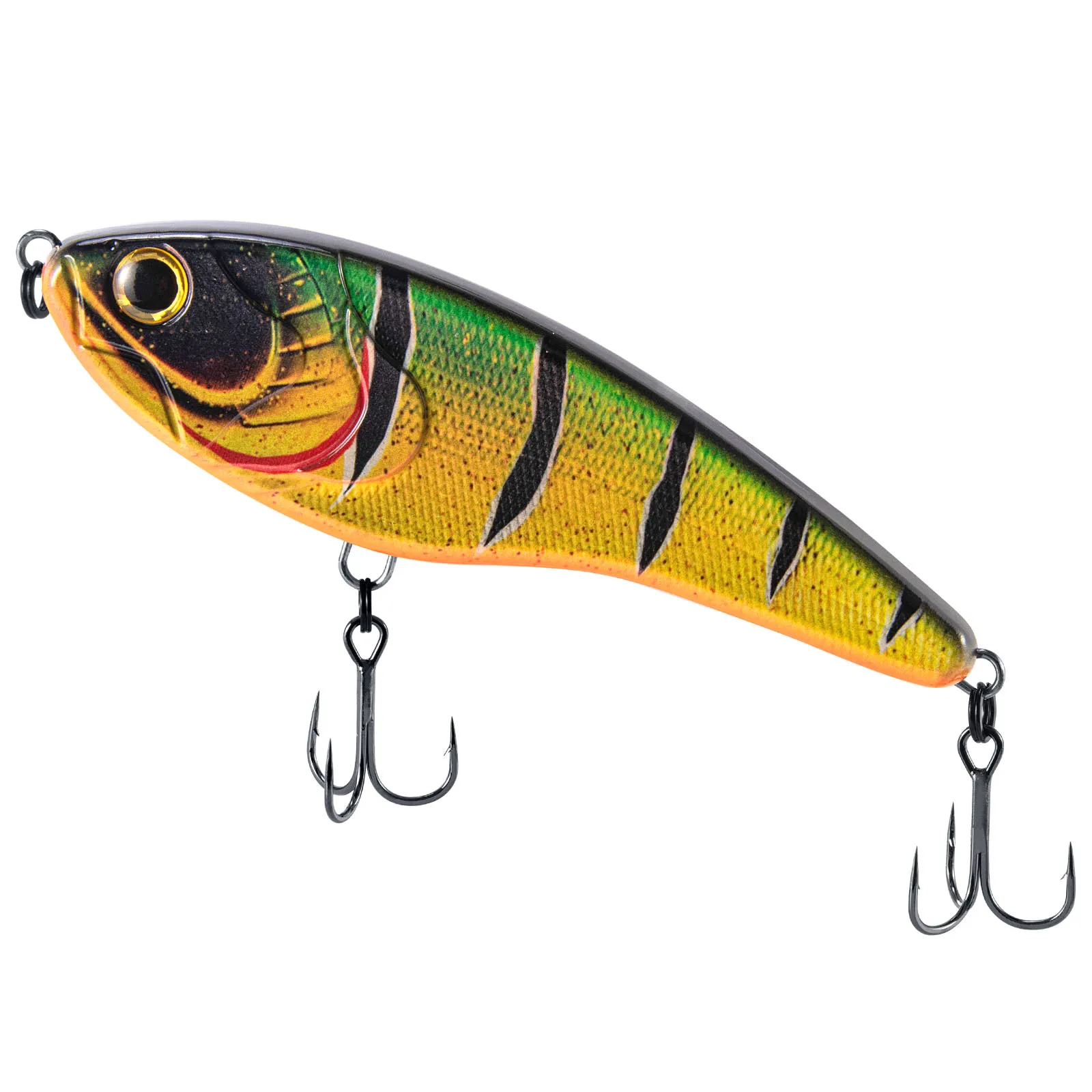 130 mm/57 g Jerkbait-Angelköder, langsam sinkender Wobbler für Hecht, Zander, Forellenköder, Süßwasser, Salzwasser, Kurbelköder – Detail 15