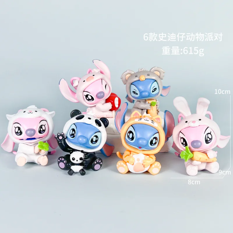 Disney point Anime figurine animaux fête boîte aveugle boîte mystérieuse flocage moelleux bureau poupées décor enfant cadeau de noël