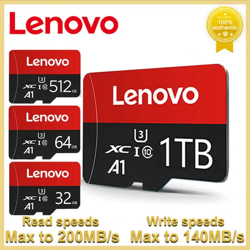 Original Lenovo  Memory Card 1TB 2TB High Speed Micro TF SD Card 512GB SD Card V60 U3 TF Card For Nintendo Switch Ps4 Ps5 Game