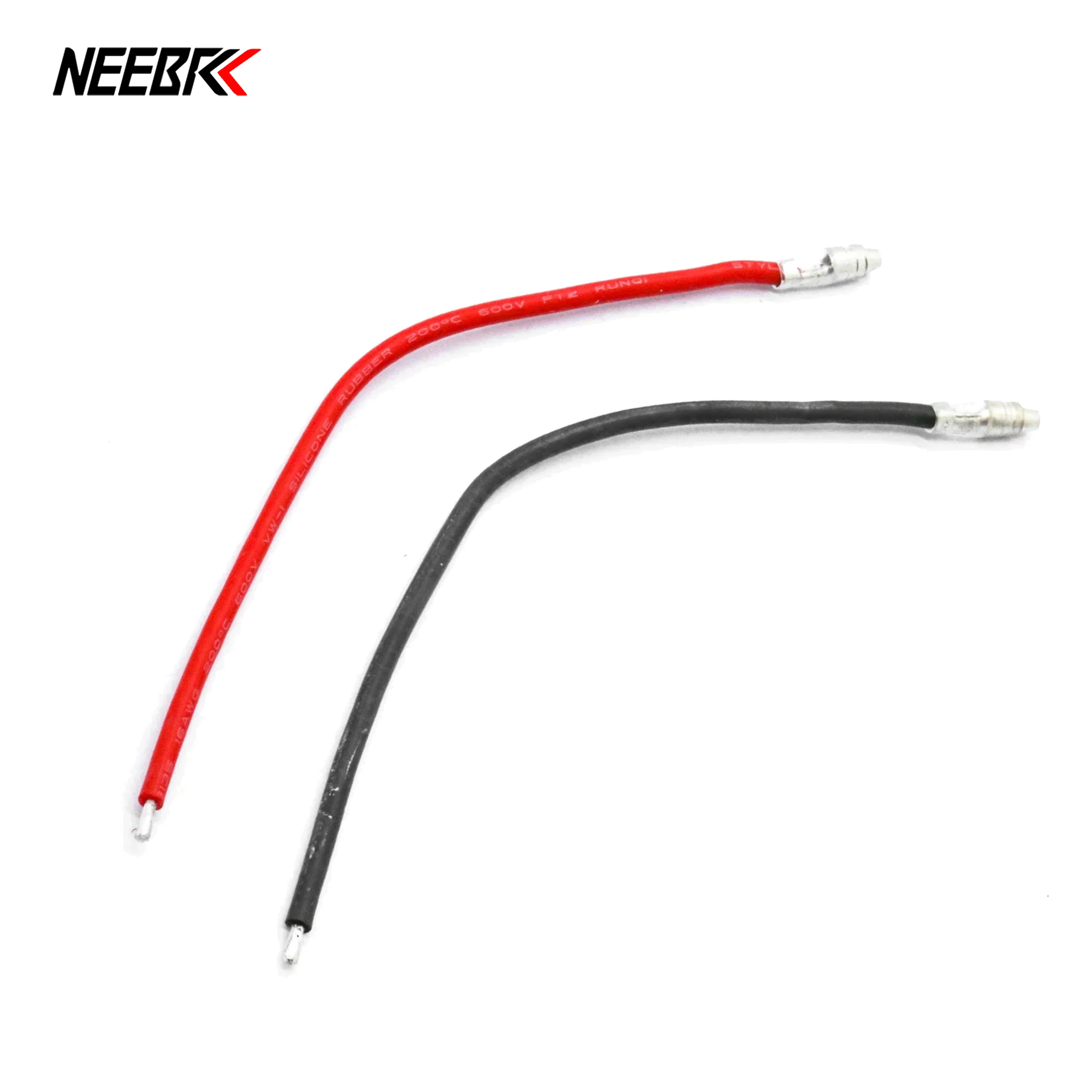 NEEBRC Silicone Wire 4.0mm Male Plug Connection Cable for 370 380 390 540 550 775 795 Brushed Motor Electronic Speed Controller