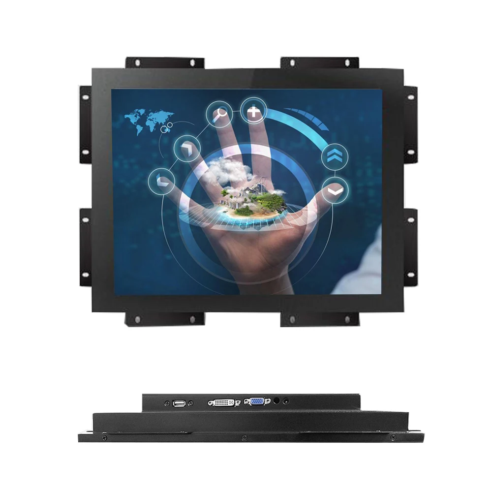 

Open frame industrial 17 inch led monitor work with linux