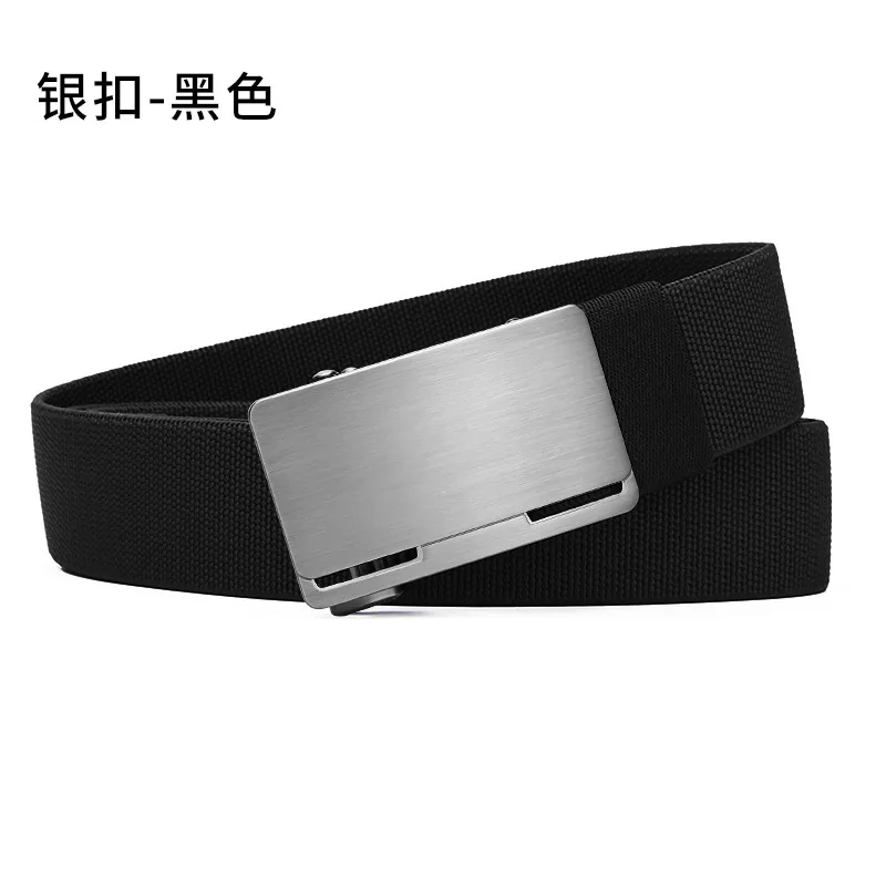 Internal style toothless buckle elastic woven waistband, breathable and customizable men's sports belt, new style