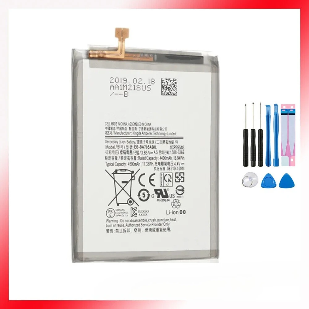 

4400mAh Replacement Battery for Samsung Galaxy A70 SM-A705 SM-A705F EB-BA705ABU