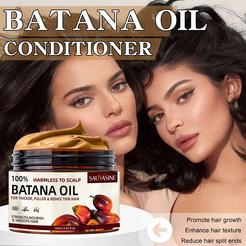 Batana Hair Conditioner Essential Oil Hair Loss Treatment Hair Growth Spray Moisturize Hair Healthier Thicker Nourish Hair Root