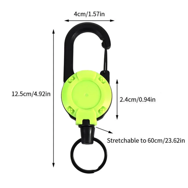 1 шт./2 шт. портативный сверхмощный выдвижной брелок, многофункциональная Пряжка против потери со стальным тросом, для активного отдыха, походов