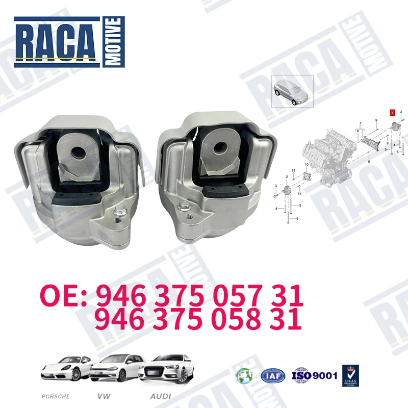 

For Porsche Macan 95B 2014+ Engine Mount Left and Righ 94637505740 94637505731 94637505741 94637505840 94637505831 94637505841