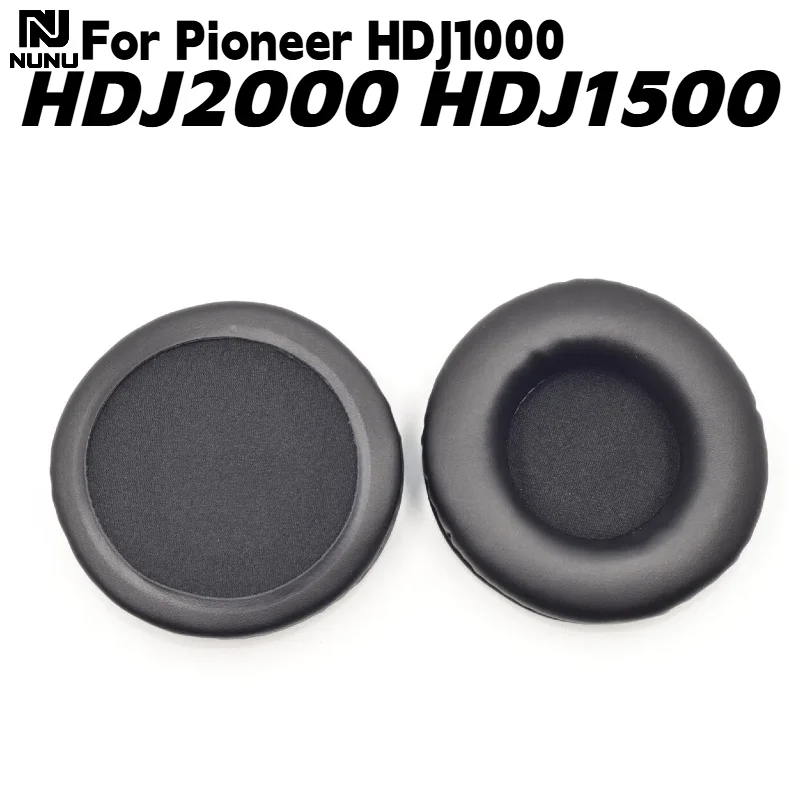 

NUNU Replacement protein leather Ear Pads Cushions For Pioneer HDJ1000 HDJ2000 HDJ1500 Headphone Soft Memory Foam Pads/Earpads