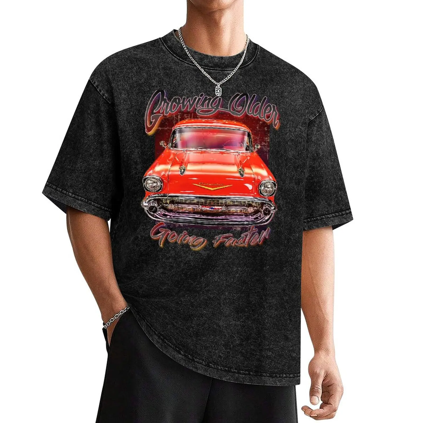 1957 Chevy T-Shirt heavyweights T-shirts man mens shirts graphic tee