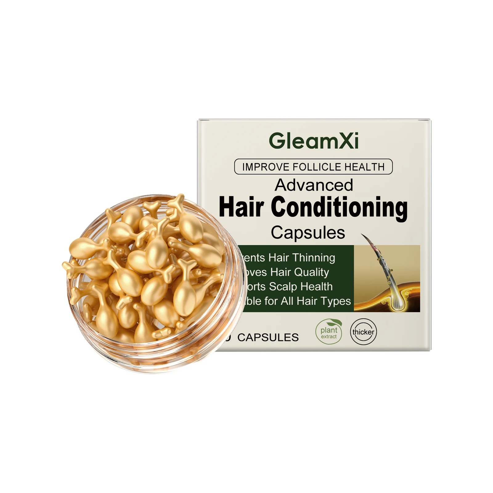 Hair Care Capsules Strengthen hair, reduce hair loss, easy to absorb, improve dryness, and balance oil