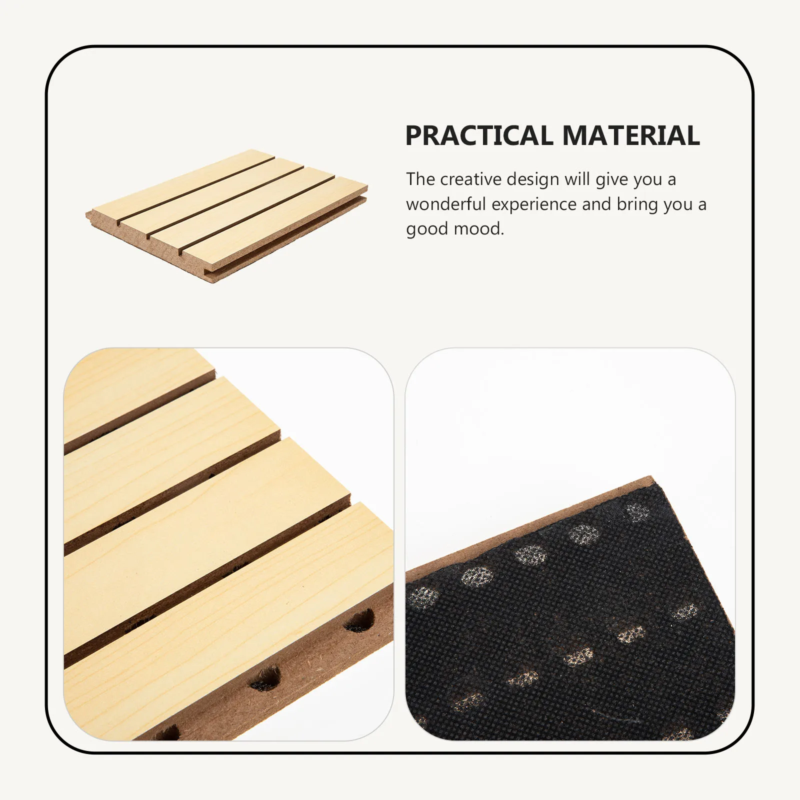 

Wood Perforated Sound Absorbing Board Insulation Wall Panel Acoustic Panels Studio Soundproof Slot Boards