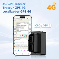 4G Mini OBD localizador gps vehículo, batería integrada, OBD rastreador gps vehículo, Plug Play, OBD II gps localizador de coche , alarma de vibración antirrobo para coche y camión, aplicación gratuita