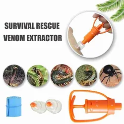 Outdoor Emergency Snake Insect Bite First Aid Kit Wild Venomous Bee Bites Vacuum Detox Pump Survival Rescue Venom Extractor