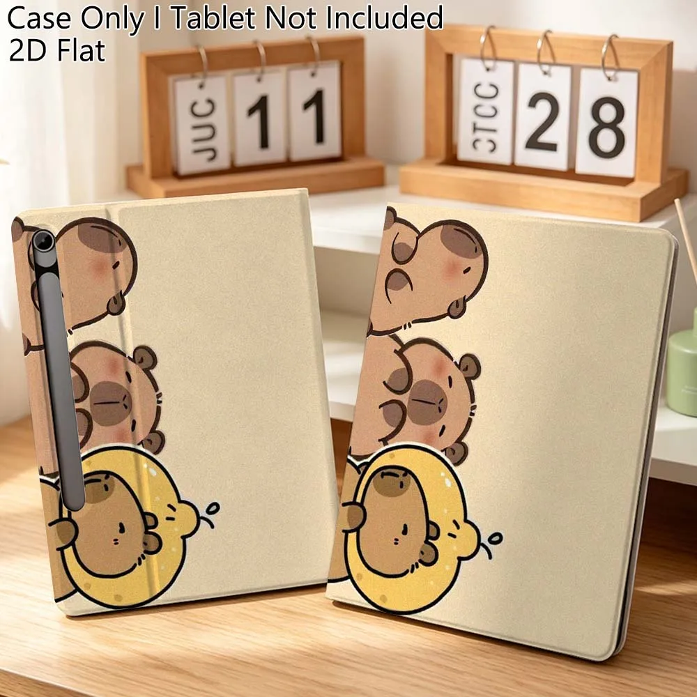 

Capybara Art Cute Gift For Samsung Galaxy Tab S10 S9 S8 S7 FE Lite Soft Flexible Support Tablet Case