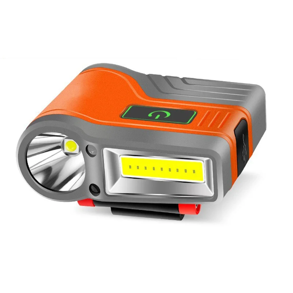 للتخييم لصيد الأسماك غطاء قابل لإعادة الشحن ضوء COB LED كشافات التخييم في الليل قابل للتعديل زاوية التعريفي كشافات #3