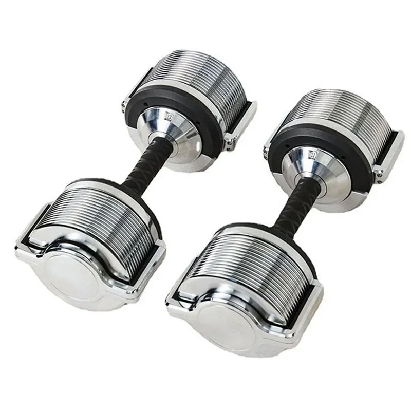 High-grade Solid Weight Plates Fast Weight Adjustable Dumbbell Set Universal Multi Gear 32kg Precision Steel Plated Dumbbell