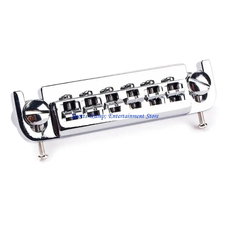

G7NF Wraparound Roller Bridge Saddle Комбинированный хромированный хвостовик для большинства электрогитар