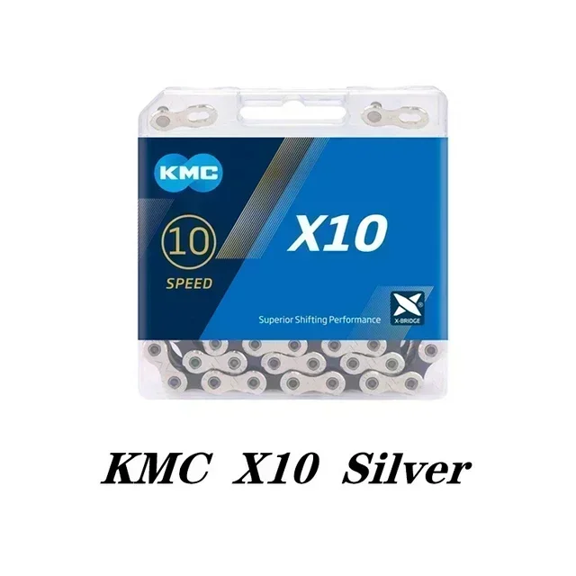 KMC X8 X9 X10 X11 X12 الطريق/MTB سلسلة دراجات 8 فولت 9 فولت 10 فولت 11 فولت 12 فولت 118L 126L سلسلة الدراجة كرانسيت مع رابط سريع ل SHIMANO SRAM