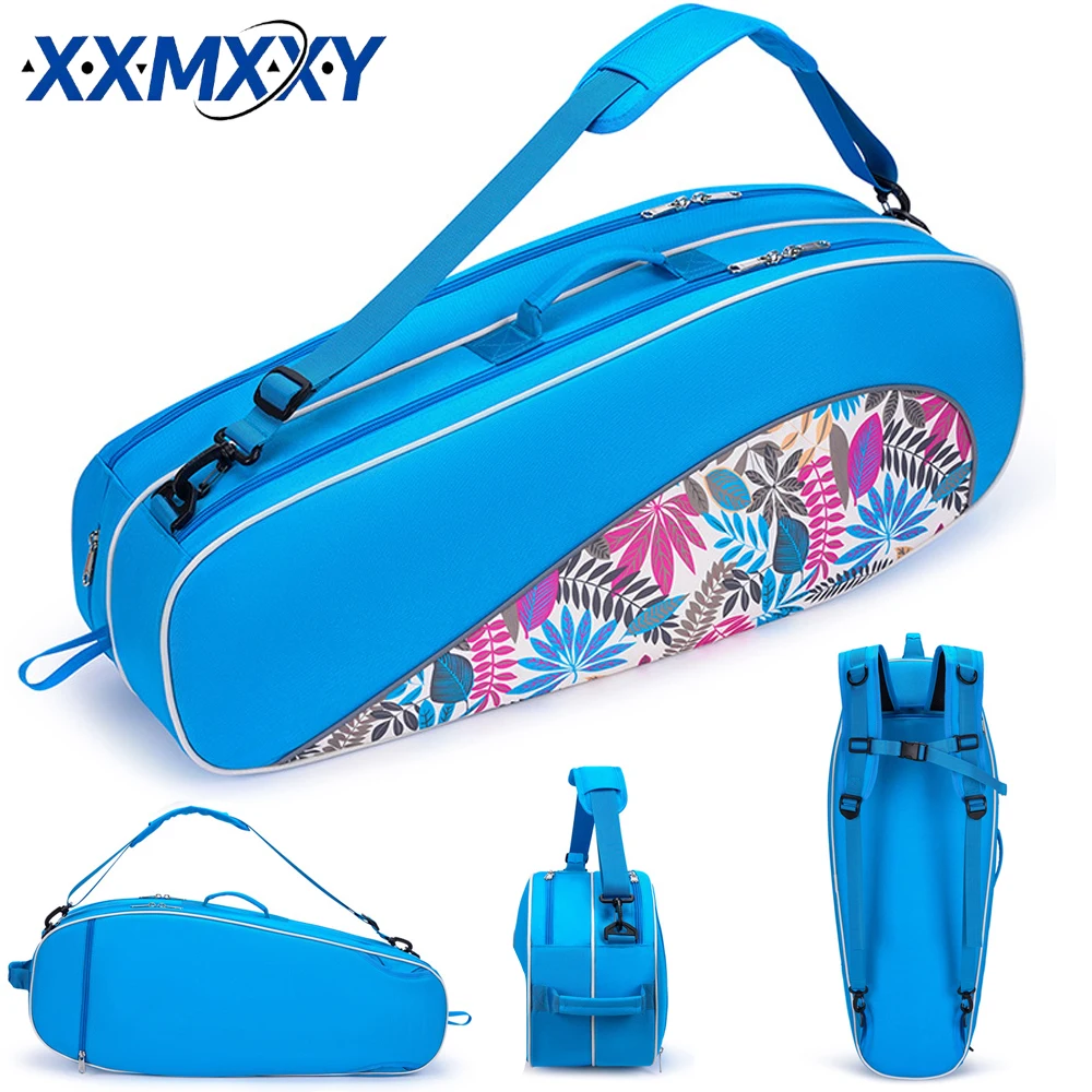 1pcs Tennis Badminton Raquet Sports Bag One Shoulder Pack Men Women Simple Racket Bags