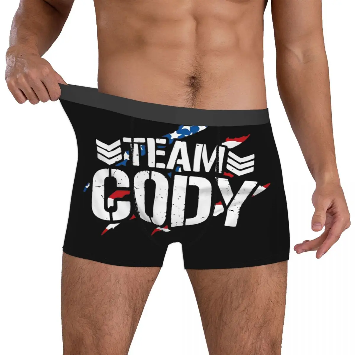 Man American Wrestler Cody Rhodes Underwear Hot Boxer Shorts Panties Homme Breathable Underpants