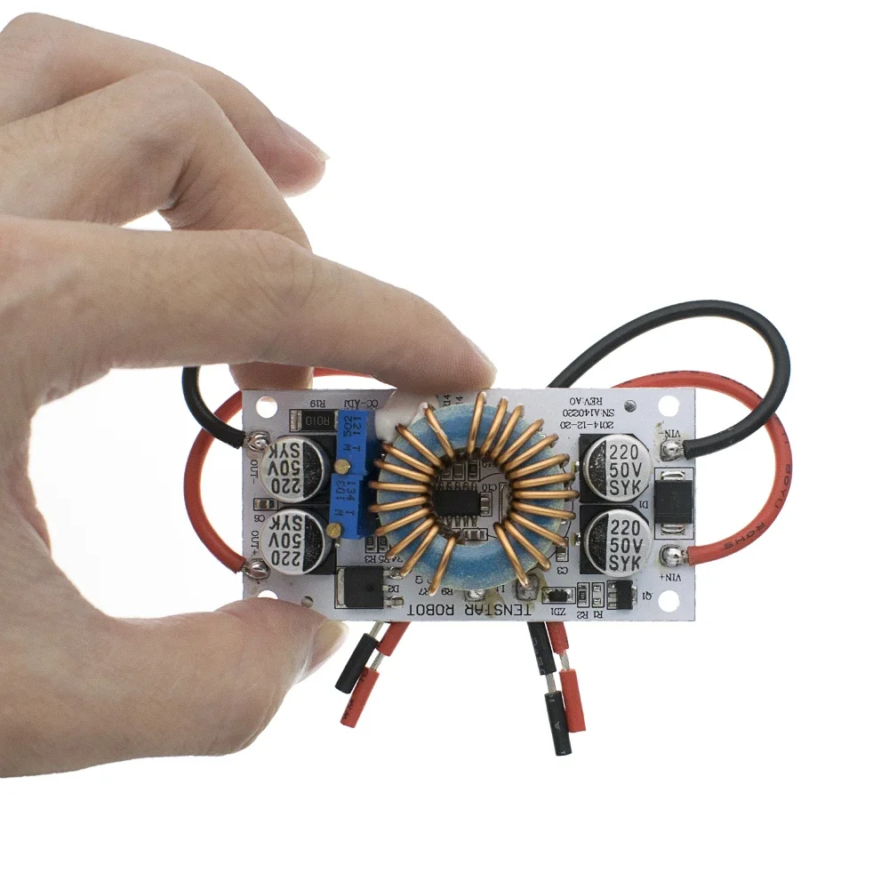 텐스타 로봇 DC-DC 부스트 컨버터, 정전류 모바일 전원 공급 장치, LED 드라이버 스텝 업 모듈, 10A, 250W, 1 개