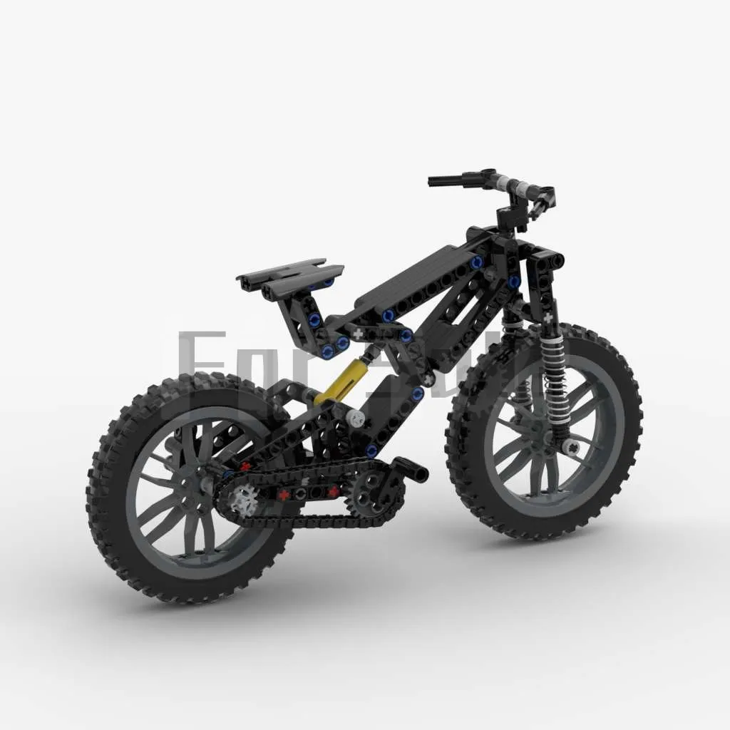 MOC-1317 Mountain Bike Model With PDF Drawings Building Blocks Bricks Kids Educational DIY Toys Birthday Christmas Gifts