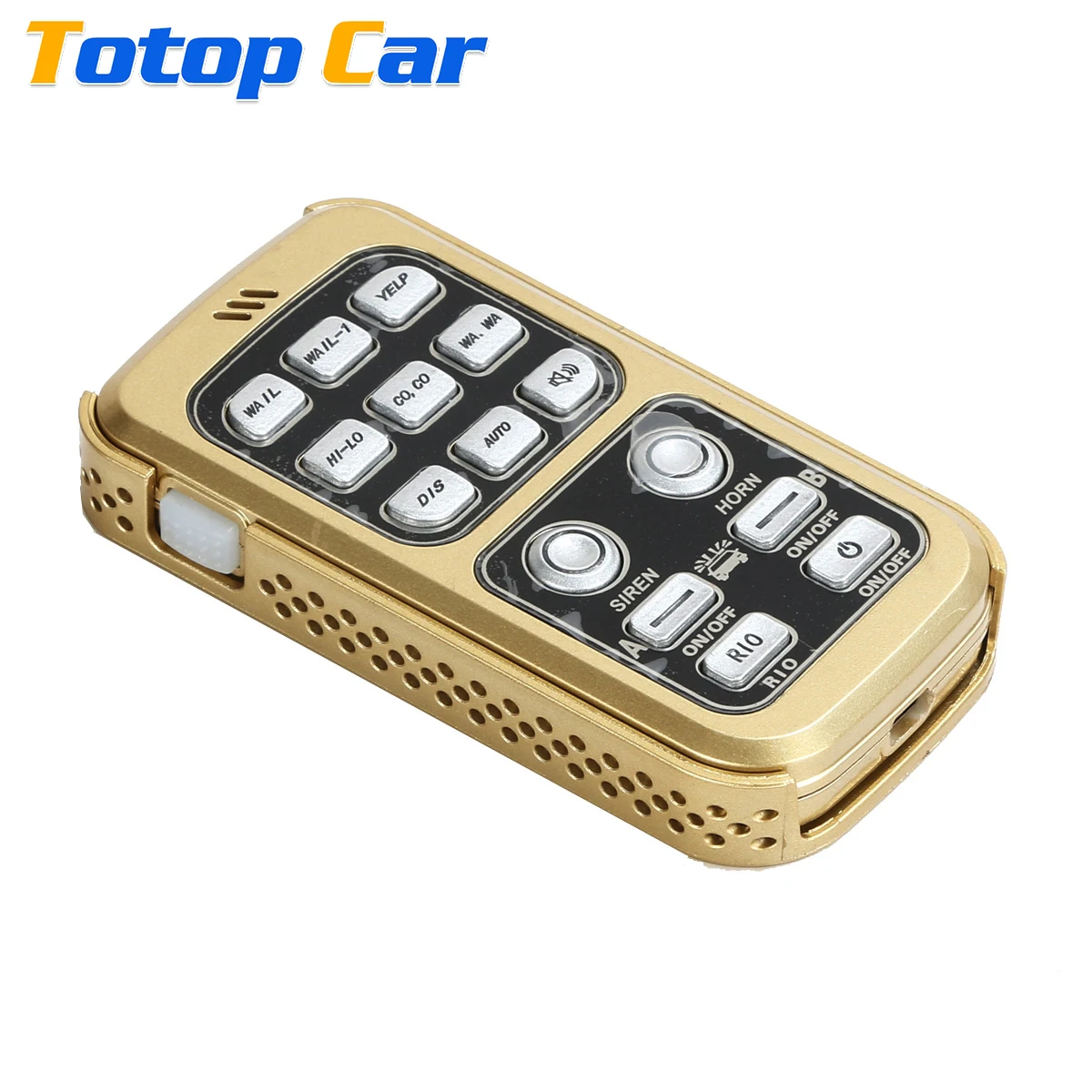 Alarma de advertencia de coche, bocina de sirena de policía, altavoz automático, DC 12V, con sistema de micrófono y Control remoto inalámbrico, 18