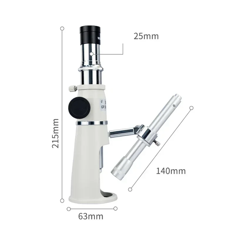 Magnifying Glass with Scale 20x 40x 100x Measuring Microscope with LED Light Stand Portable Loupe Magnifier for Jewelry Repair