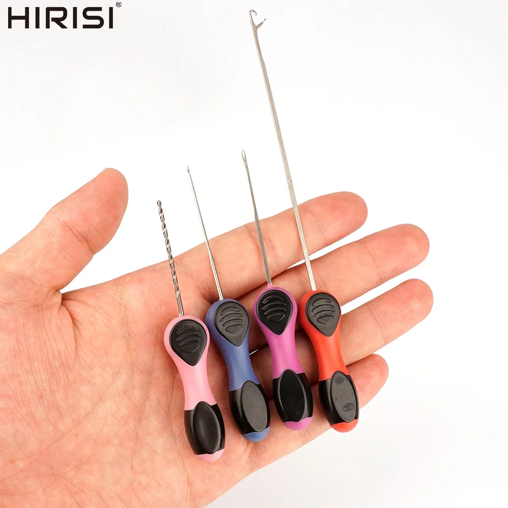 

Hirisi 4 шт., набор инструментов для ловли бойлов на карпа, дрель для бойлов, игла для наживки, легкие и прочные аксессуары для ловли карпа