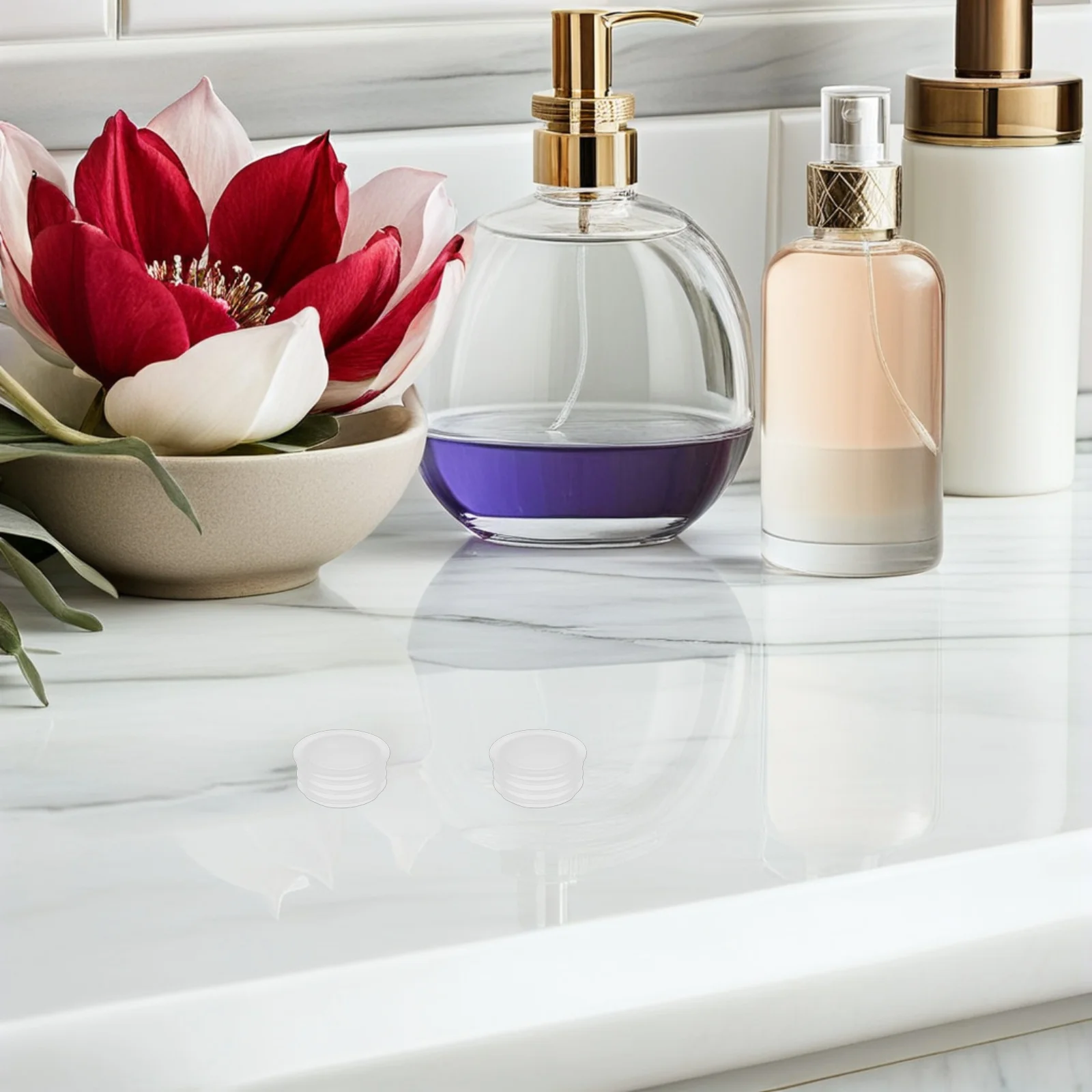 

100pcs Bottle Inner Cap 24Mm Leakproof Airtight Plastic Plug For Travel Lotion Containers Reusable Stopper Cap Skincare