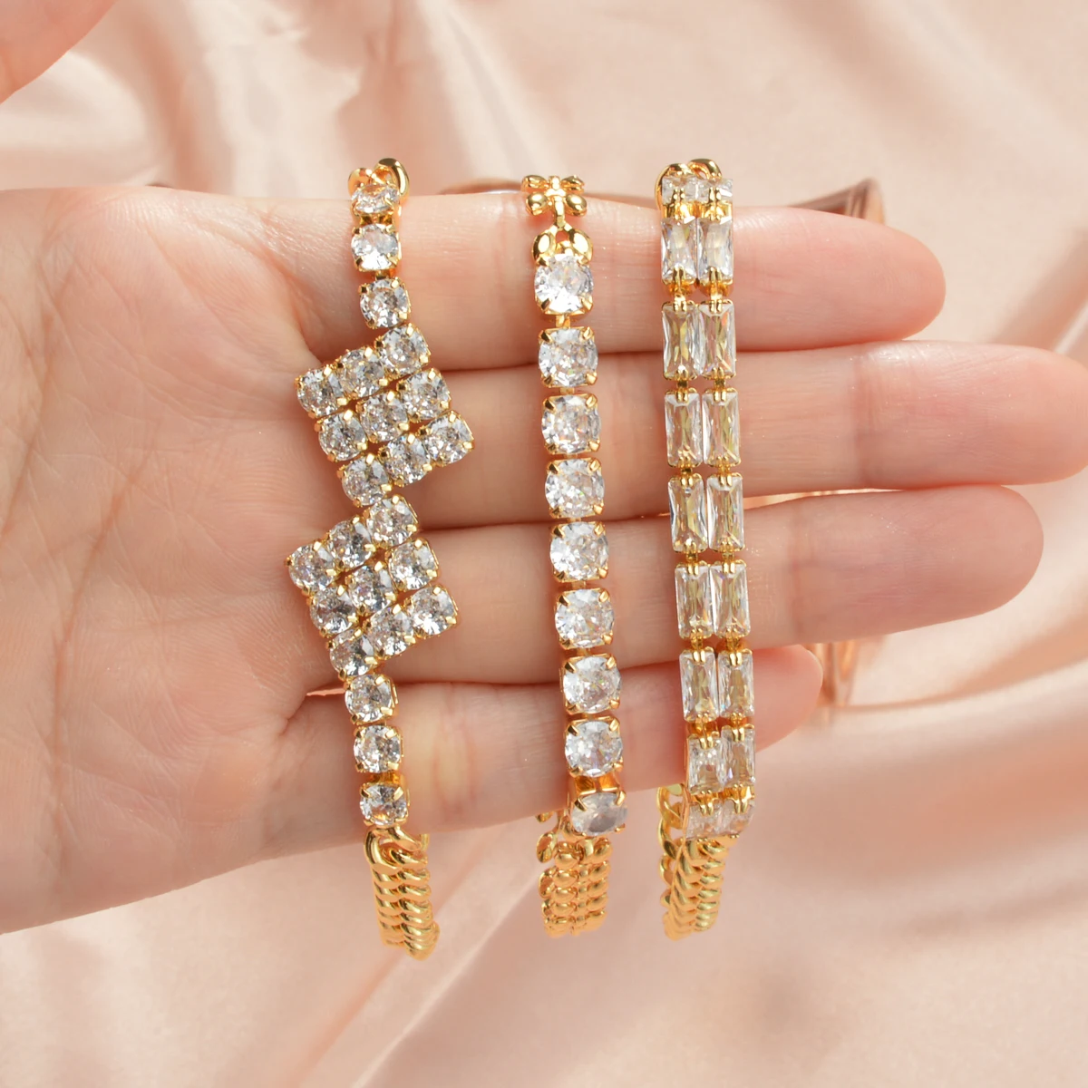 ZEADear Hot Sale Bracelet for Women Big Zircon Charms Bracelets Jewelry on Hand Girls Birthday Gift Engagement Anniversary