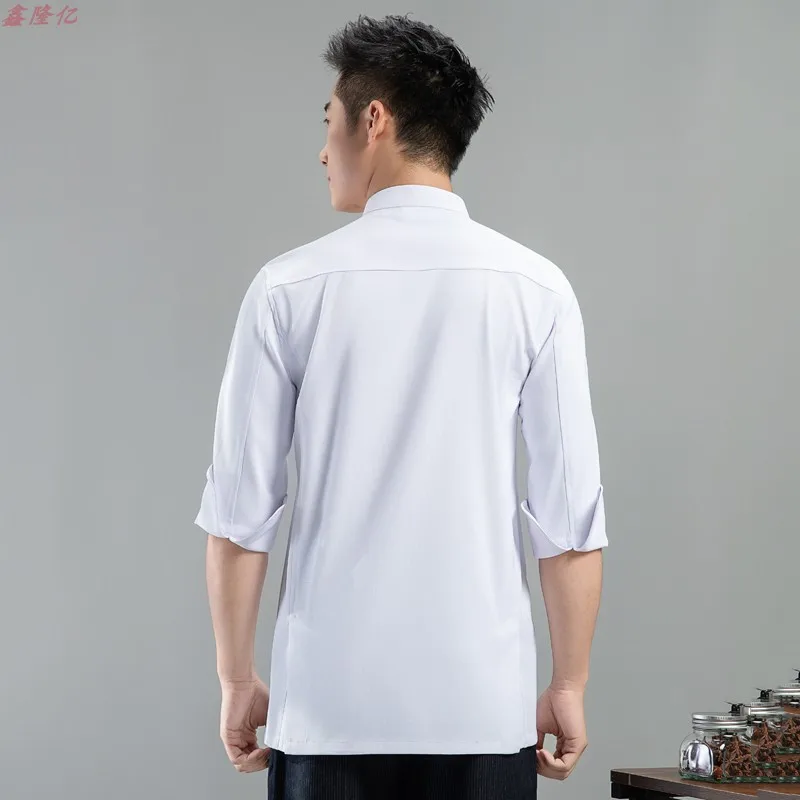 Uniform szefa kuchni hotelowej Restauracja zachodnia Steakhouse Letnie ubrania robocze z krótkim rękawem Kuchnia wojskowa Ubrania szefa kuchni piekarnika