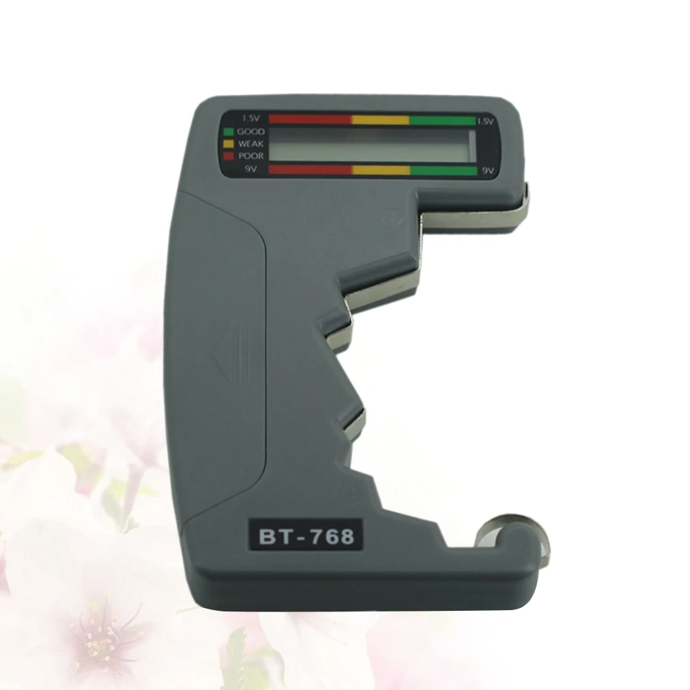 Tester for AA AAA 9-volt Pointer Digital Checker Power Level Indicator Health Meter Voltage