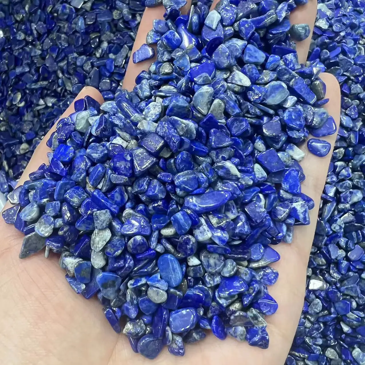 Natural Stone Gravel Quartzs Lapis Lazuli Chips Minerals Reiki Healing Tumbled Specimen Stone Home Aquarium Decoration