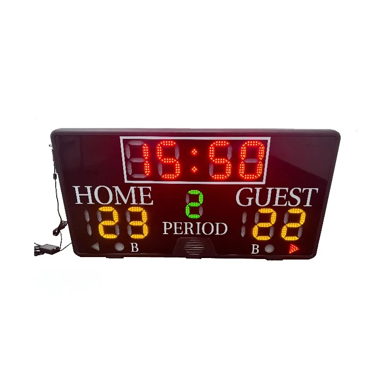 Multi-Sport Electronic Scoreboard Custom Game Timer for Indoor Games, Football Digital Scoreboard with Remote Control