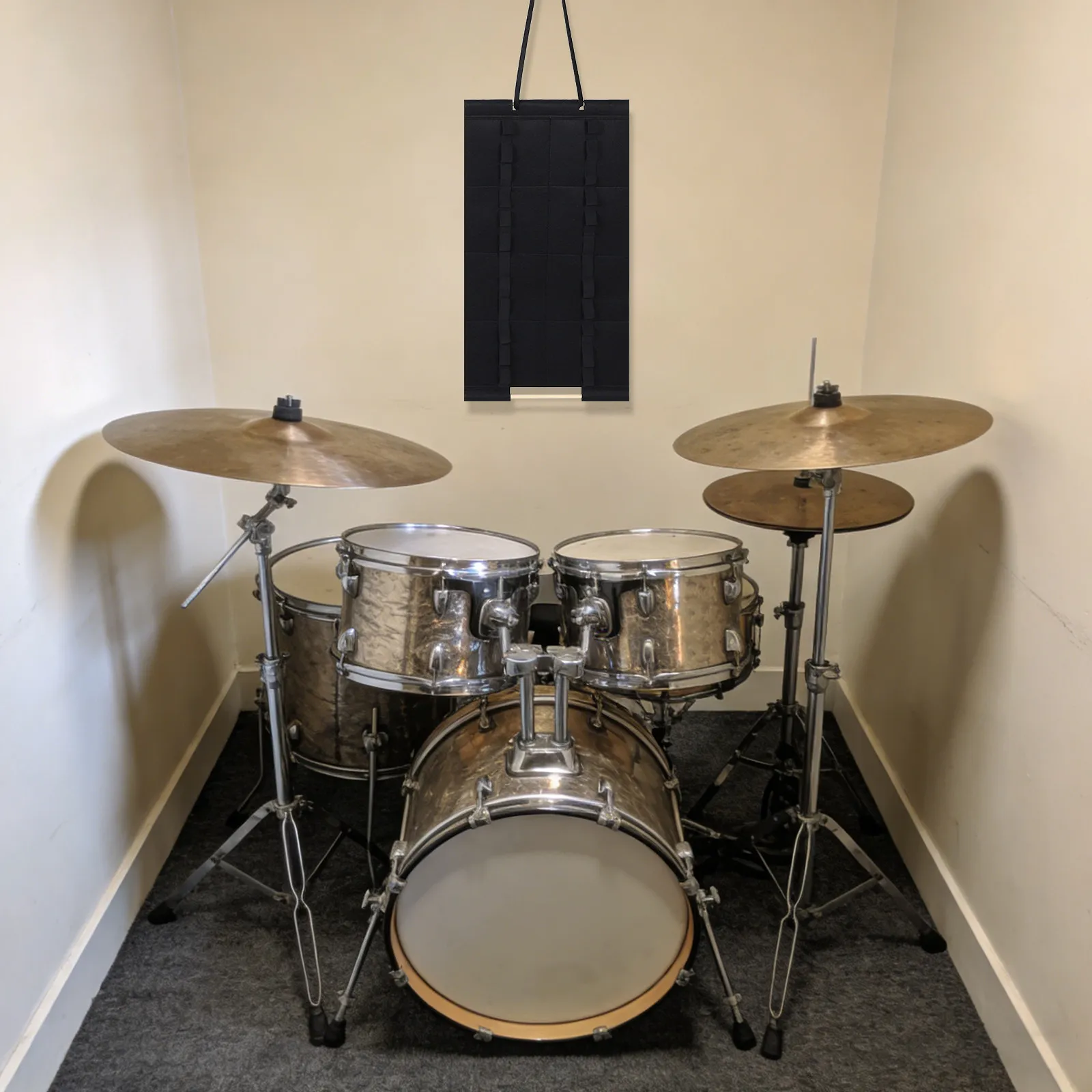 

Настенный держатель для 12 пар барабанных палочек, подставка-органайзер для хранения перкуссионных палочек, портативный