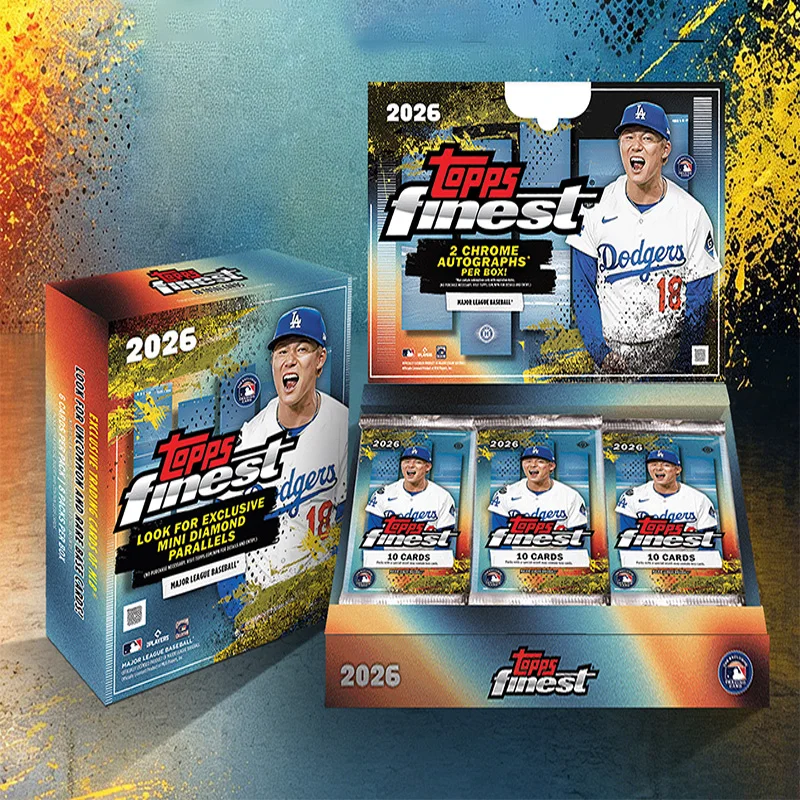 2026 Topps Finest MLB Baseball Series Hobby Edition/Mega Edition Player Card Blind Box