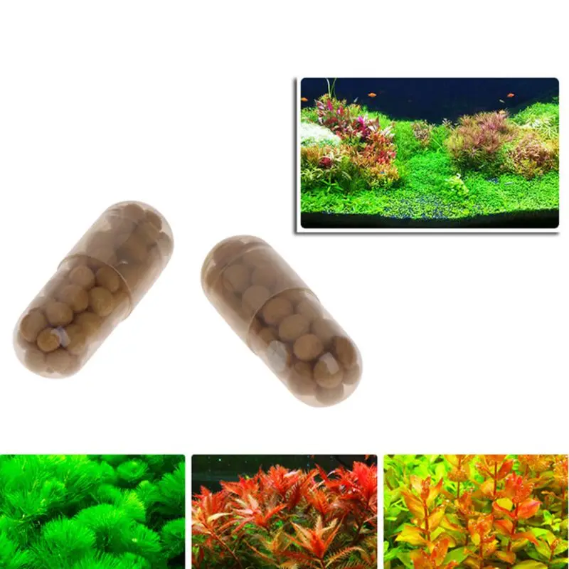 40Pcs Root Tabs Aquarium Plant Fertilizer for Aquatic Plants Green Plants