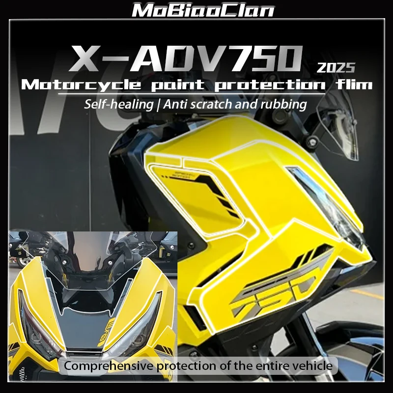 

TPU Paint Protection Film For HONDA X-ADV750 X ADV750 Xadv750 2025 PPF Motorcycle Accessory Sticker Protective Transparent