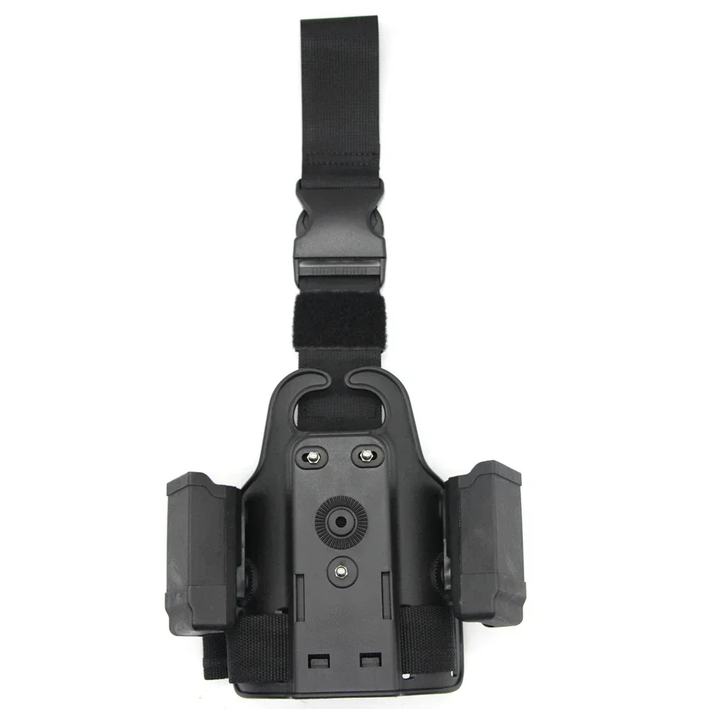 Funda pierna ajustable cargadores 9mm MOLLE – Porta-cargadores táctico - imagen 4