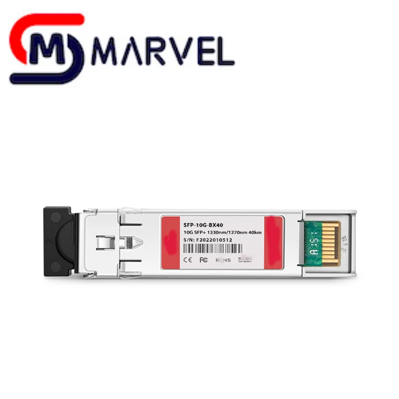 

SFP-10G-BX40D-I Compatible 10G BiDi SFP+ 1330nm-TX/1270nm-RX 40km Transceiver Module