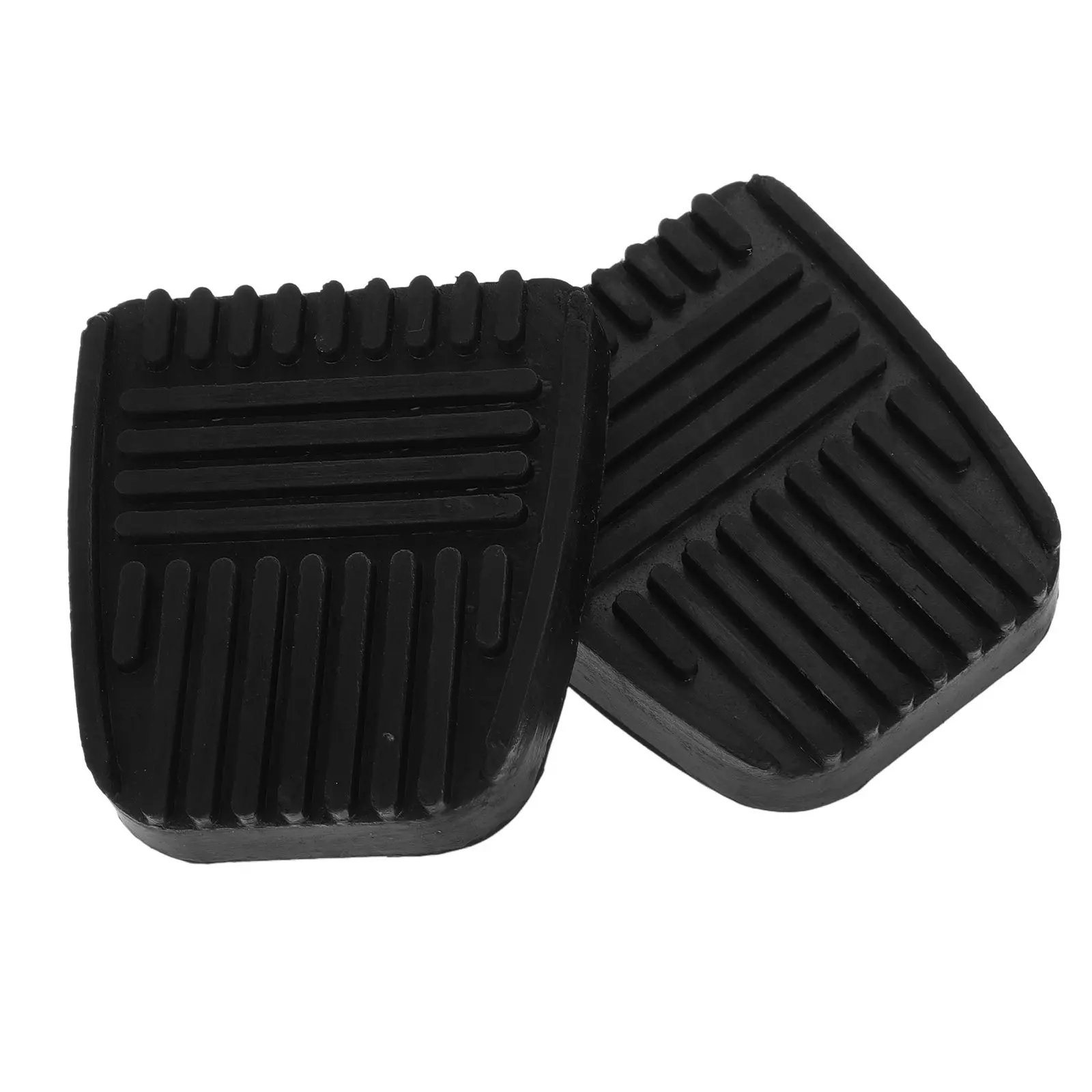 

2Pcs Nonslip Rubber Pedal Pads for Brake Clutch Foot Pedals Slip on Easy Install Waterproof Wear Resistant Replacement Cover