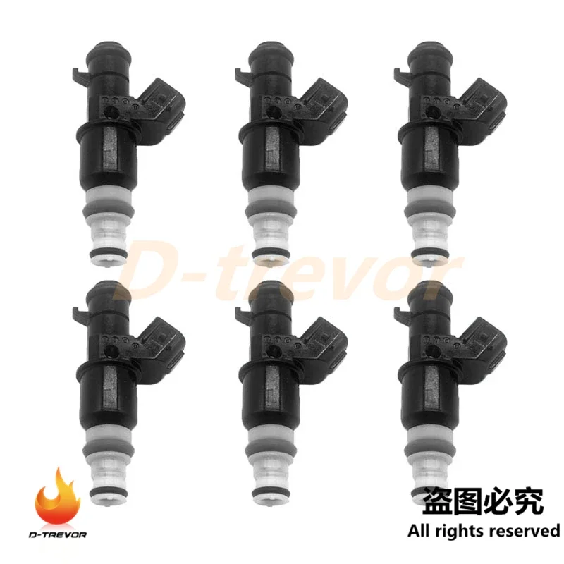 Set of 6 NEW OEM Fuel Injectors 16450-RAA-A01 For 2005-2011 Honda Accord CR-V Element 2.4L 16450RAAA01